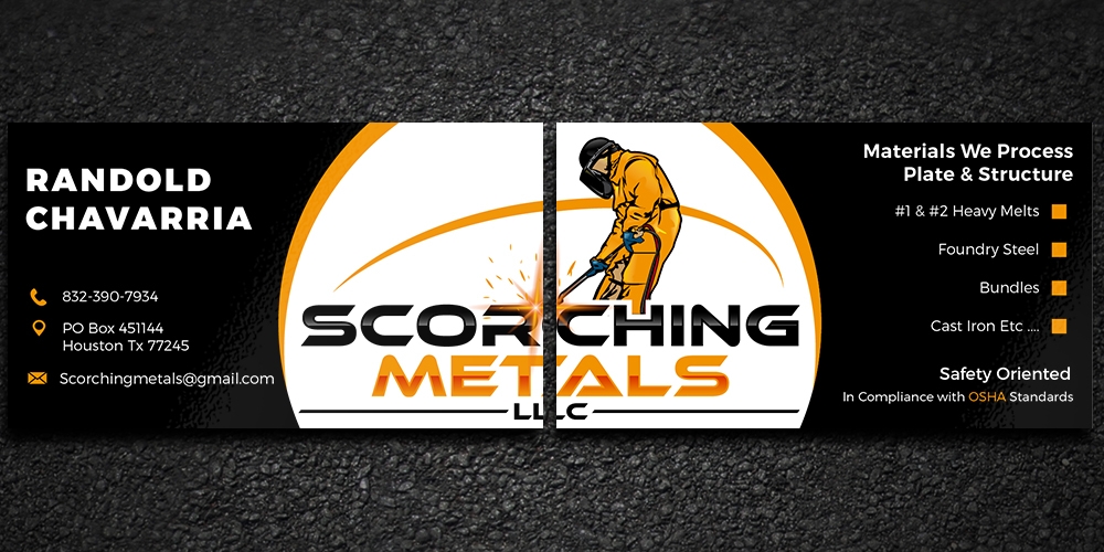 Scorching Metals LLC  logo design by Gelotine