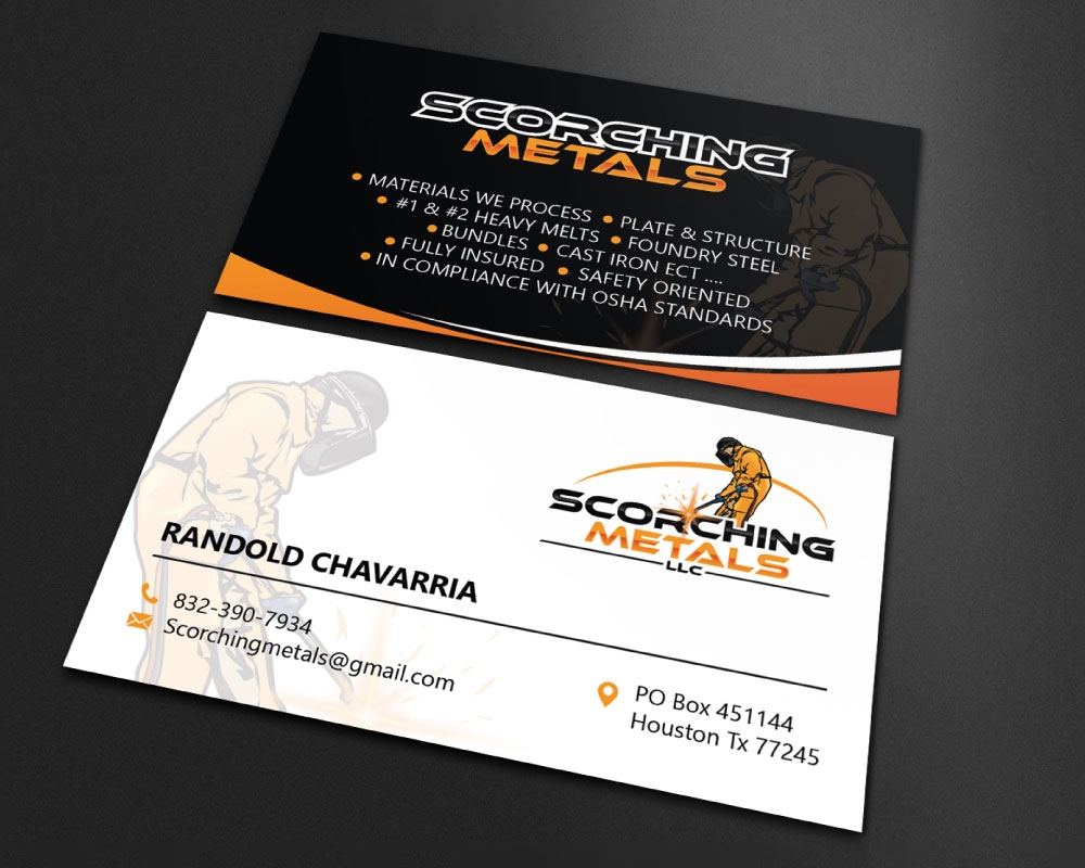 Scorching Metals LLC  logo design by Boomstudioz