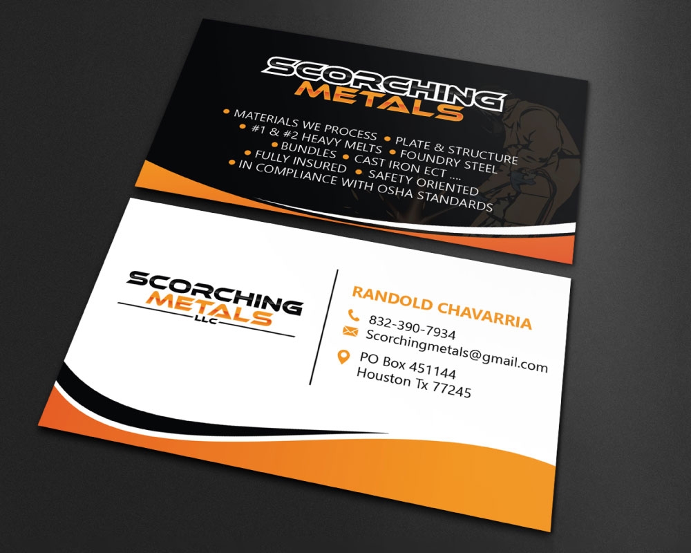 Scorching Metals LLC  logo design by Boomstudioz