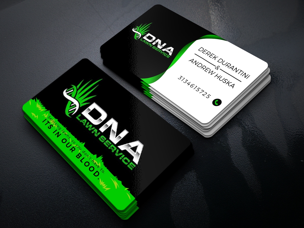 DNA Lawn Service logo design by Gelotine