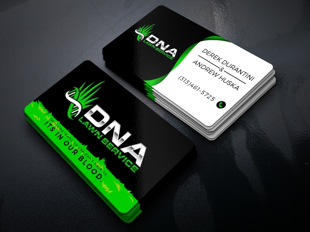 DNA Lawn Service logo design by Gelotine