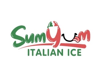 Sum Yum Italian Ice logo design by jaize