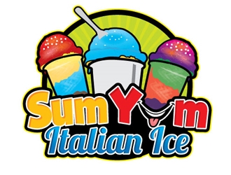 Sum Yum Italian Ice logo design by gogo