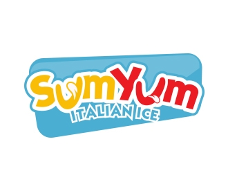 Sum Yum Italian Ice logo design by MarkindDesign