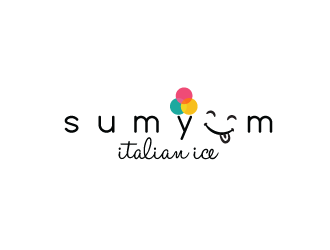 Sum Yum Italian Ice logo design by Mihaela