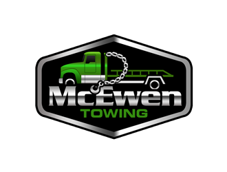 McEwen Towing logo design by kunejo