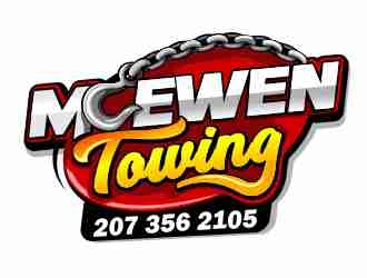 McEwen Towing logo design by veron
