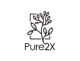Pure2X logo design by ROSHTEIN