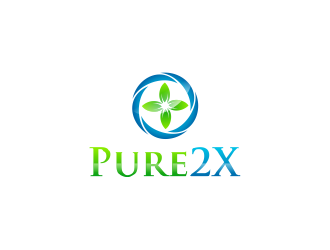Pure2X logo design by meliodas