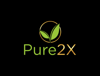 Pure2X logo design by RIANW