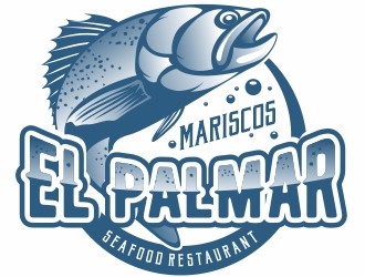 Mariscos El Palmar logo design by naisD