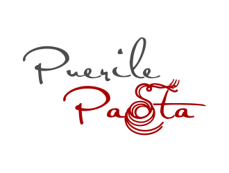 Puerile Pasta logo design by ROSHTEIN