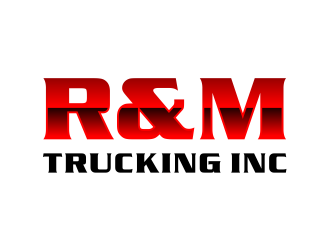 R&M Trucking Inc logo design by cintoko