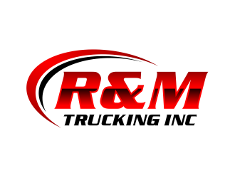 R&M Trucking Inc logo design by cintoko