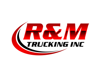 R&M Trucking Inc logo design by cintoko