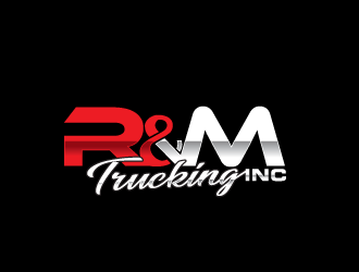 R&M Trucking Inc logo design by bluespix