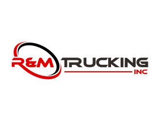 R&M Trucking Inc logo design by creator_studios