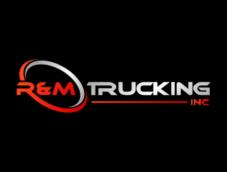 R&M Trucking Inc logo design by creator_studios