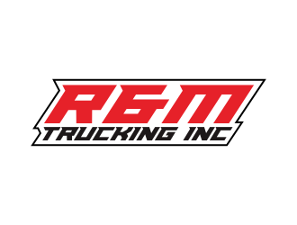 R&M Trucking Inc logo design by Greenlight