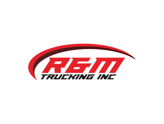 R&M Trucking Inc logo design by Greenlight