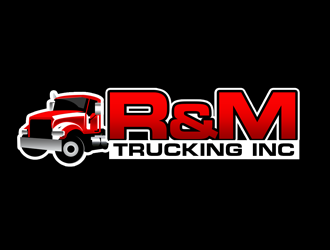 R&M Trucking Inc logo design by kunejo