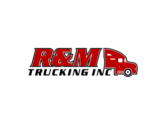 R&M Trucking Inc logo design by done