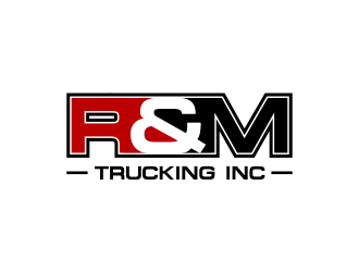 R&M Trucking Inc logo design by done