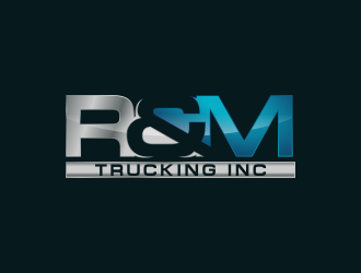 R&M Trucking Inc logo design by kopipanas