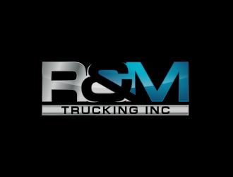 R&M Trucking Inc logo design by kopipanas