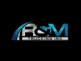 R&M Trucking Inc logo design by kopipanas