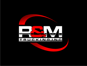 R&M Trucking Inc logo design by sheilavalencia