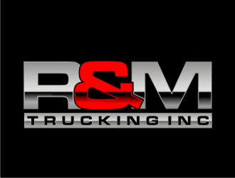 R&M Trucking Inc logo design by sheilavalencia