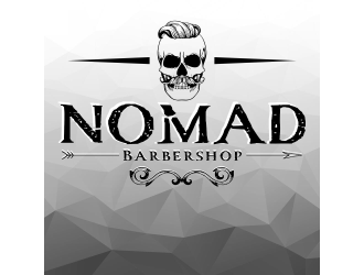Nomad BarberShop logo design by ROSHTEIN