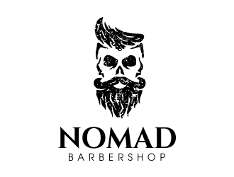 Nomad BarberShop logo design by JessicaLopes