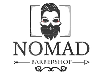 Nomad BarberShop logo design by Arrs