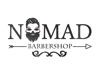 Nomad BarberShop logo design by Arrs