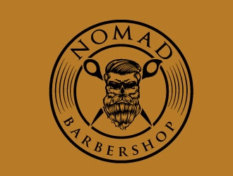 Nomad BarberShop logo design by Conception
