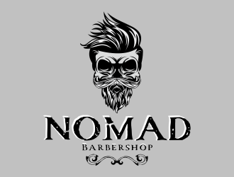 Nomad BarberShop logo design by Greenlight
