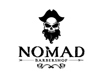 Nomad BarberShop logo design by createdesigns