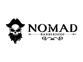 Nomad BarberShop logo design by createdesigns