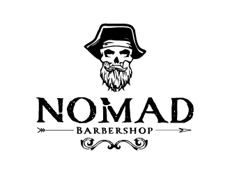 Nomad BarberShop logo design by createdesigns