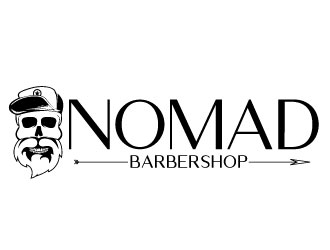 Nomad BarberShop logo design by REDCROW