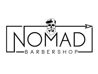 Nomad BarberShop logo design by REDCROW