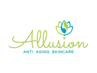 Allusion Anti Aging Skincare logo design by cikiyunn