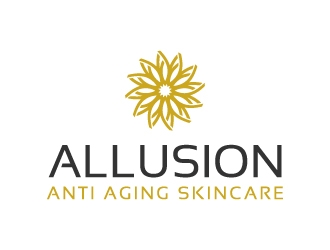 Allusion Anti Aging Skincare logo design by createdesigns