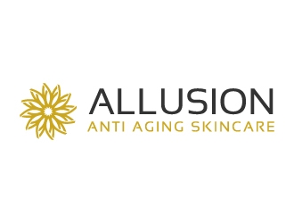 Allusion Anti Aging Skincare logo design by createdesigns