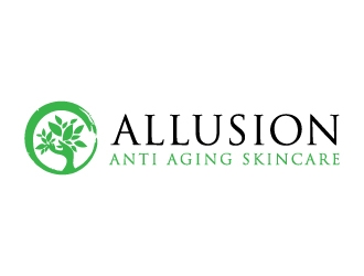 Allusion Anti Aging Skincare logo design by createdesigns