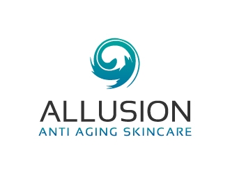 Allusion Anti Aging Skincare logo design by createdesigns