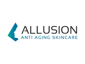 Allusion Anti Aging Skincare logo design by createdesigns