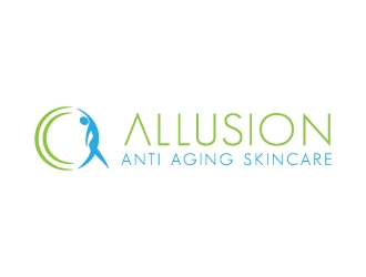 Allusion Anti Aging Skincare logo design by createdesigns